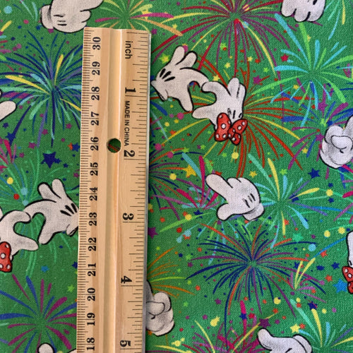 100% Cotton The Hand of Mickey Print Custom Fabric
