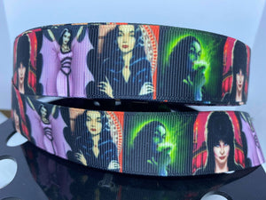 New 1 yard 1 inch Ladies of Horror Grosgrain Ribbon