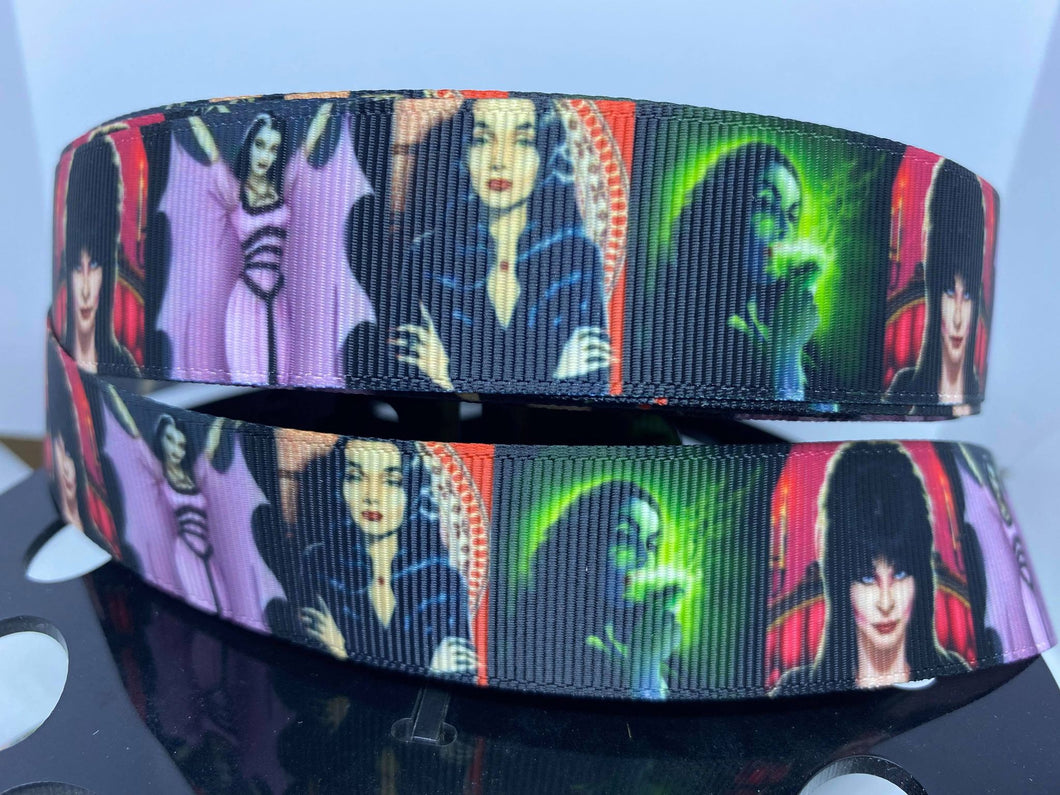 New 1 yard 1 inch Ladies of Horror Grosgrain Ribbon
