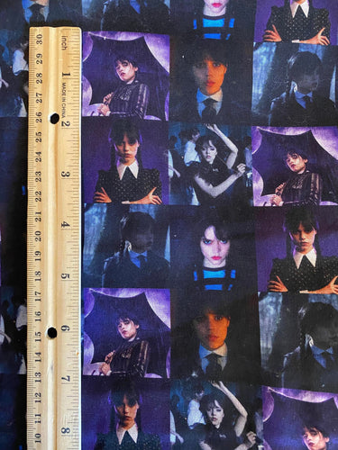 100% Cotton Wednesday Custom Fabric