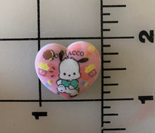 Sanrio Friends 3-D Heart Resin Flat back Printed Resin