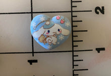 Sanrio Friends 3-D Heart Resin Flat back Printed Resin