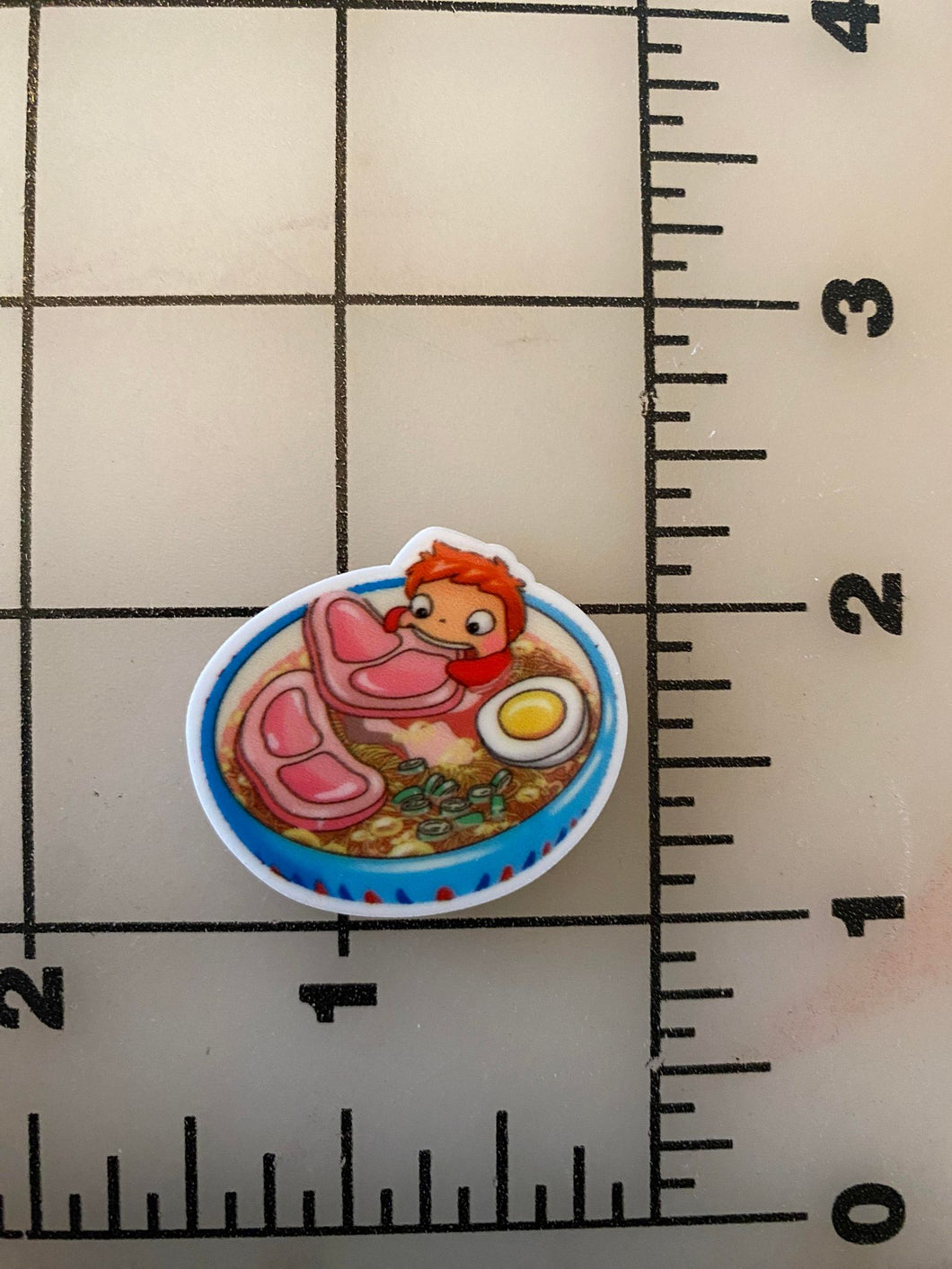 Ponyo in Ramen from Ponyo Flat back Printed Resin