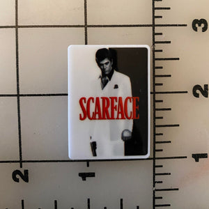 "Scarface" Movie Poster Flat Back Printed Resin