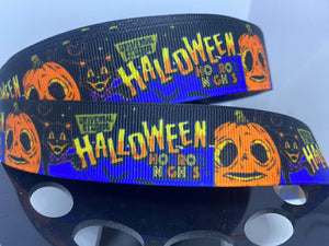 NEW 1 yard 1 inch Universal Studios Halloween Horror Nights Grosgrain Ribbon