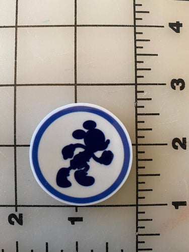Run Disney Logo Flat back Printed Resin