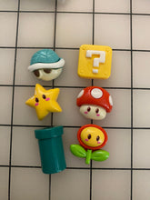 NEW Super Mario Bros. 3-D Flat back Printed Resin