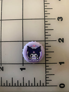 NEW Sanrio Friends 3-D Flat back Printed Resin Bottlecaps