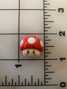 NEW Super Mario Bros. 3-D Flat back Printed Resin