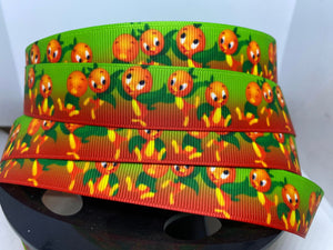 New 1 yard 7/8" Disney Orange Bird Ombre Colored Grosgrain Ribbon