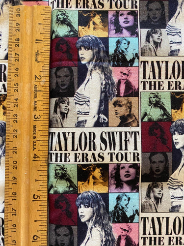 Custom Printed 100% Cotton TS Eras Print Fabric