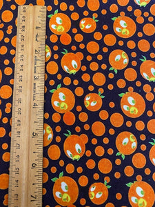 100% Cotton Orange Bird Dress Print Custom Fabric