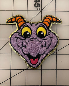 NEW Chenille Varsity Style Disney Iron-on Patch Figment