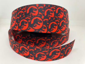 1 yard 1 inch Jurassic Park/World Inspired Grosgrain Ribbon