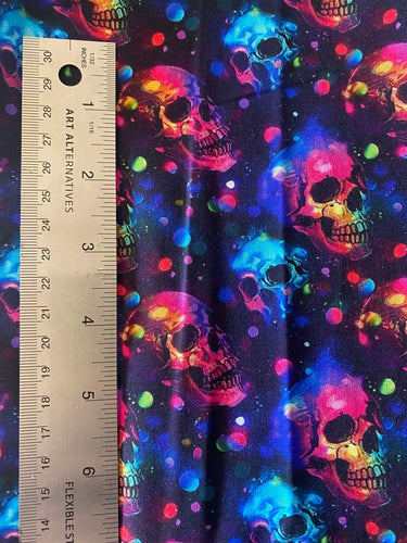 100% Cotton Pretty Skull Custom Fabric