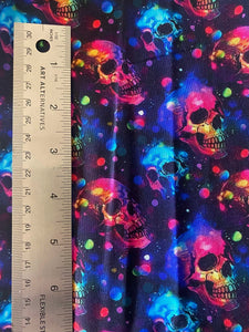 100% Cotton Pretty Skull Custom Fabric