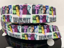 1 Yard 1 inch Taylor Swift Eras (White) Grosgrain Ribbon