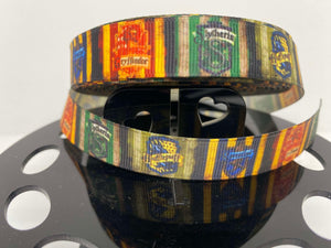 1 yard 5/8" Harry Potter Houses Hogwarts Grosgrain Ribbon