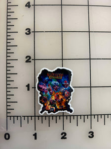 NEW "Killer Klowns from outer space" flatback Printed Resin