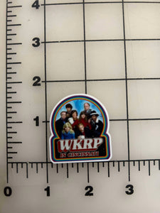 NEW 80's TV Show "WKRP in Cincinnati" flatback Printed Resin