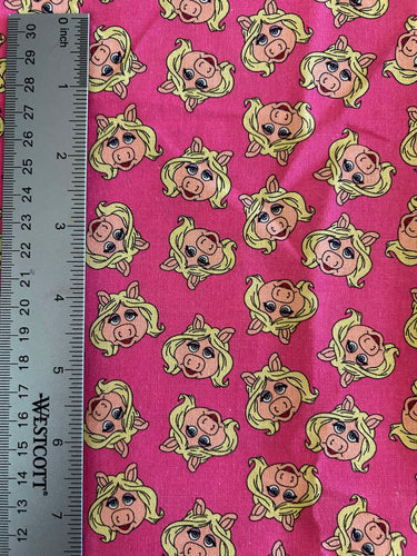 NEW 100% Cotton Miss Piggy Custom Fabric