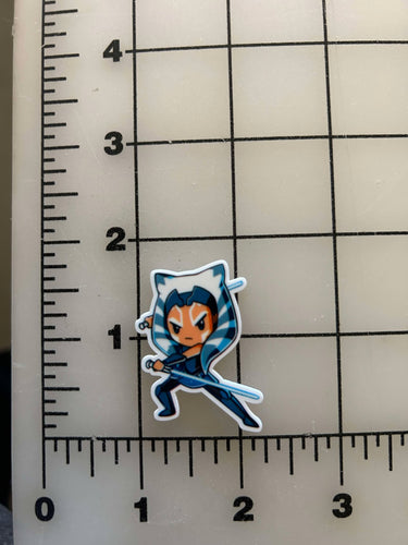 NEW Ashoka Cartoon Flatback Printed Resin