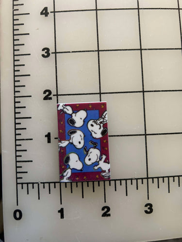 NEW Snoopy Flatback Printed Resin