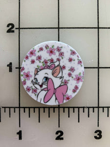 New The Aristocats Marie Cat back Printed Resin