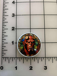 NEW Hellboy  Action/Horror Flatback Printed Resin