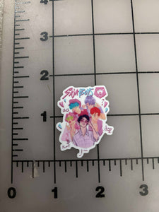 NEW K-Pop Demon Hunters Saja Boys Flat Back Printed Resin