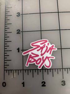 NEW K-Pop Demon Hunters Saja Boys Logo Flat Back Printed Resin