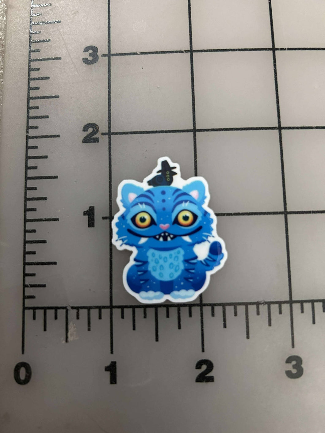 NEW K-Pop Demon Hunters Derpy Tiger Flat Back Printed Resin