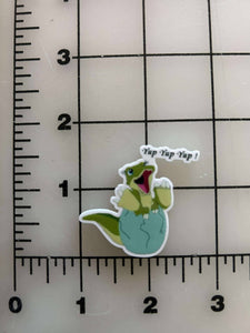 New "Land Before Time" Ducky Flat Back Printed Resin