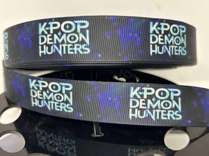 NEW 1 yard 7/8" K-Pop Demon Hunters Grosgrain Ribbon