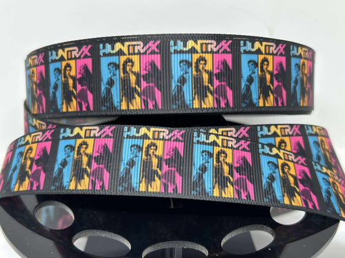 NEW 1 yard 1 inch K-Pop Demon Hunters Huntr/x  Grosgrain Ribbon