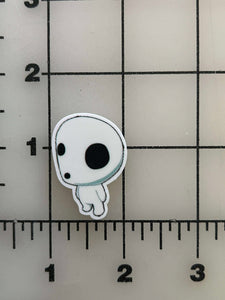 NEW Kodama from Princess Mononoke Ghibli Film Flat black Printed Resins
