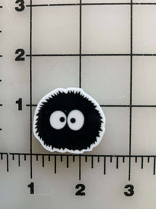 NEW Soot / Dust sprites Totoro Flat black Printed Resins