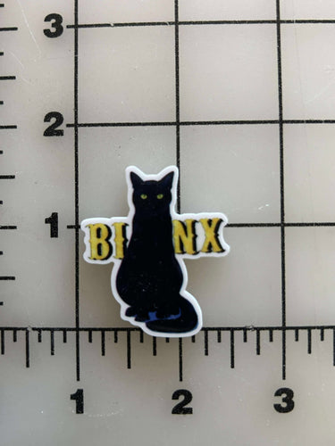 NEW Hocus Pocus Binx the Black Cat Flat Back Printed Resin