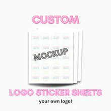 Custom Printed Square Sticker sheets
