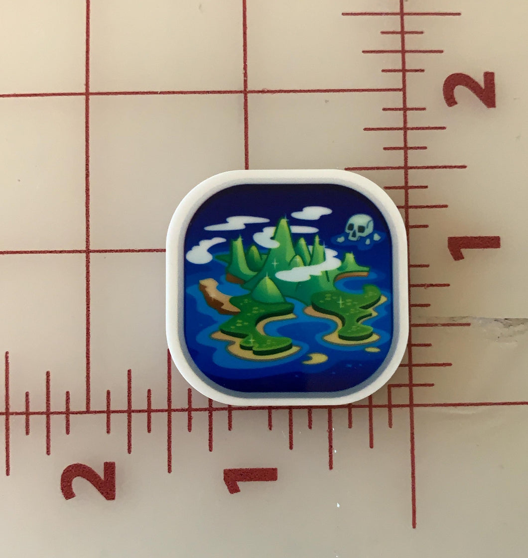 Neverland Peter Pan Emoji Icon Printed Resin