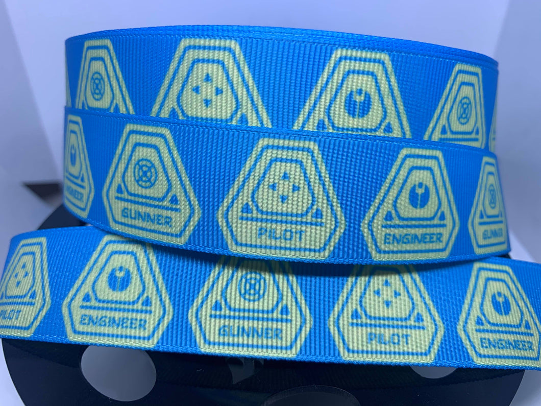 STORE EXCLUSIVE 1 yard 1 inch Star Wars Galaxy's Edge Smugglers Run Grosgrain Ribbon