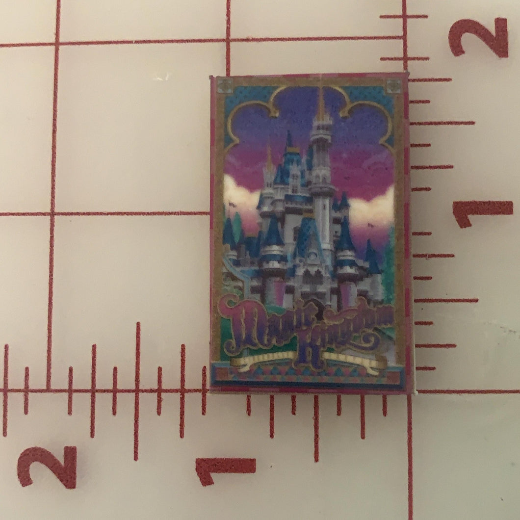 Magic Kingdom Attraction Posters Flat back Printed Resin