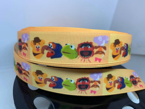 DCS Exclusive 1 yard 7/8" Muppets Grosgrain Ribbon