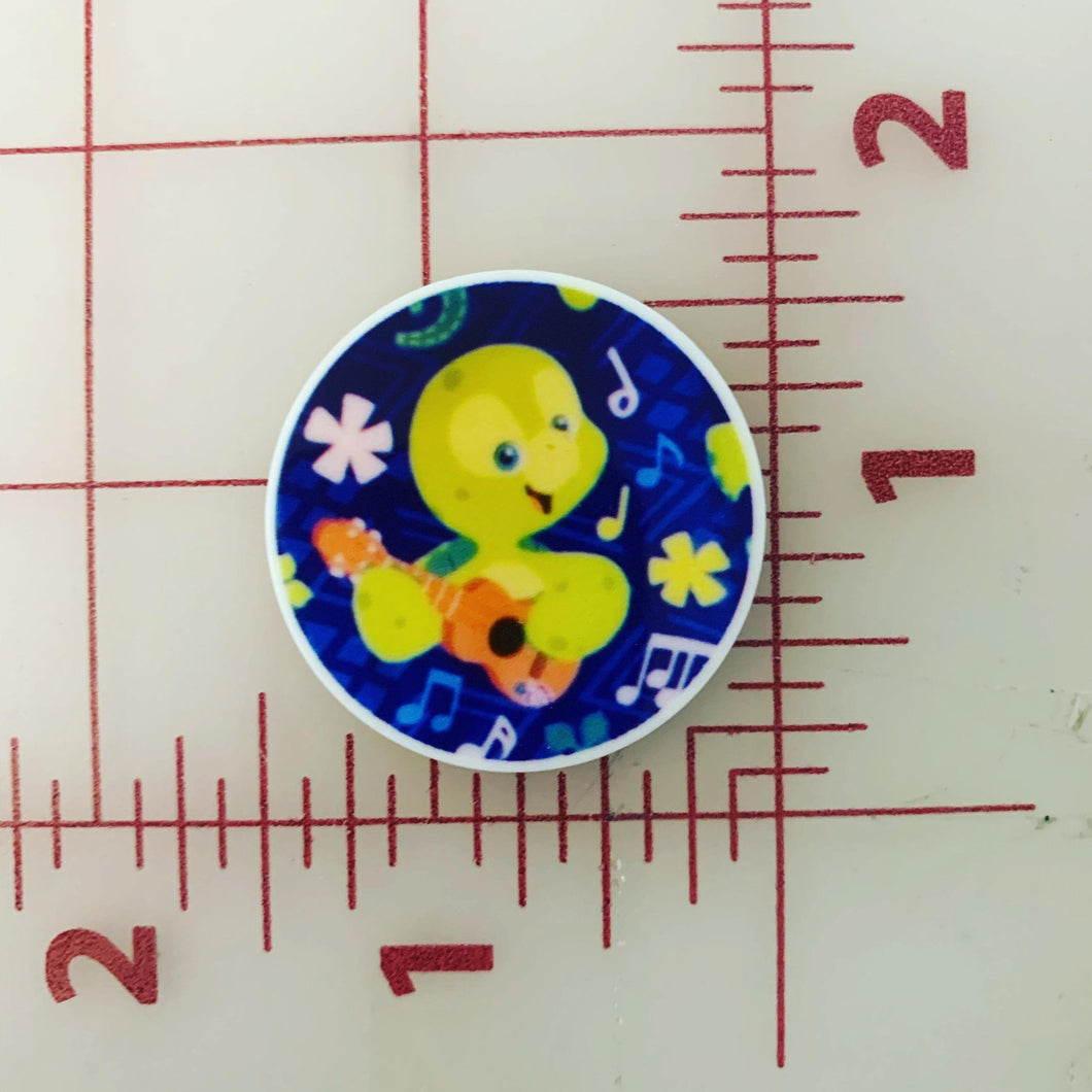 'Olu Mel the sea Turtle Duffy and Friends Flatback Printed Resin