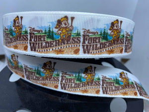 1 yard 1 inch Walt Disney World Fort Wilderness Resort Grosgrain Ribbon