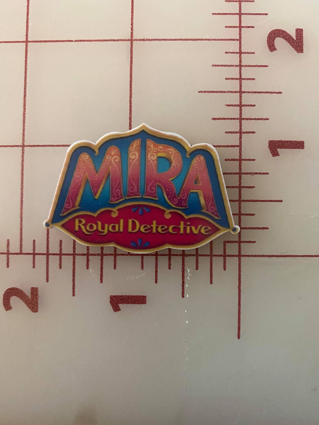 CLEARANCE!! Mira Royal Detective Title Flatback Printed Resin