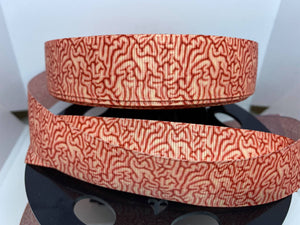 1 yard 1 inch Brain Print Grosgrain Ribbon