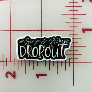 Mommy Group Dropout Flat back Printed Resin