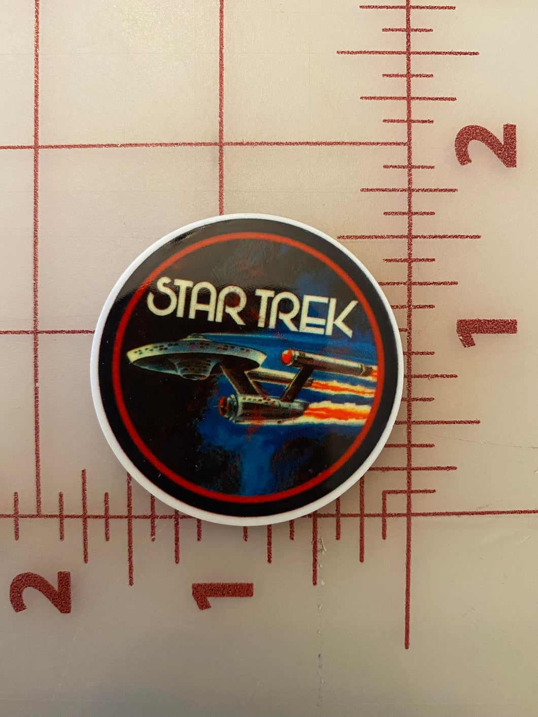 Star Trek Flat back Printed Resin