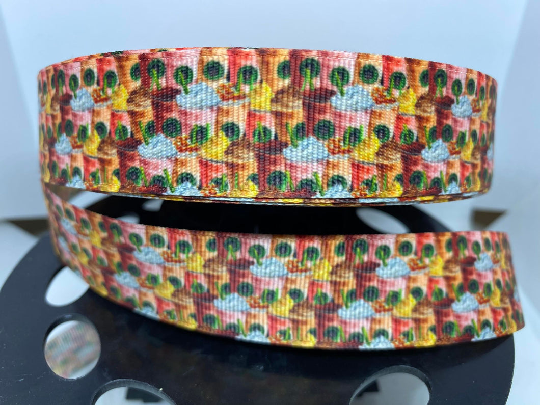 NEW! 1 yard 1 inch Starbucks Drinks Coffee Grosgrain Ribbon